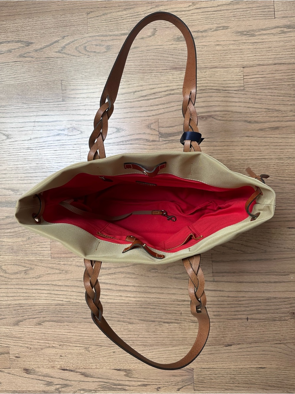 Dooney & Bourke Khaki Shopper Tote Bag - Picture 3 of 10